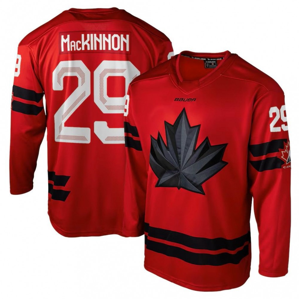 Nathan MacKinnon Hockey Bauer Canada 2026 Olympics Replica Jersey - Red-Pro Kit Vault | Brand New 26/27 Sports Jerseys